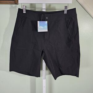 Willet Womens 9" Inseam Hiking Golf Shorts Black Size 12
